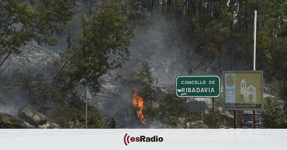 Los Dos Incendios De Melón (Orense) Afectan Ya A 85 Hectáreas - EsRadio