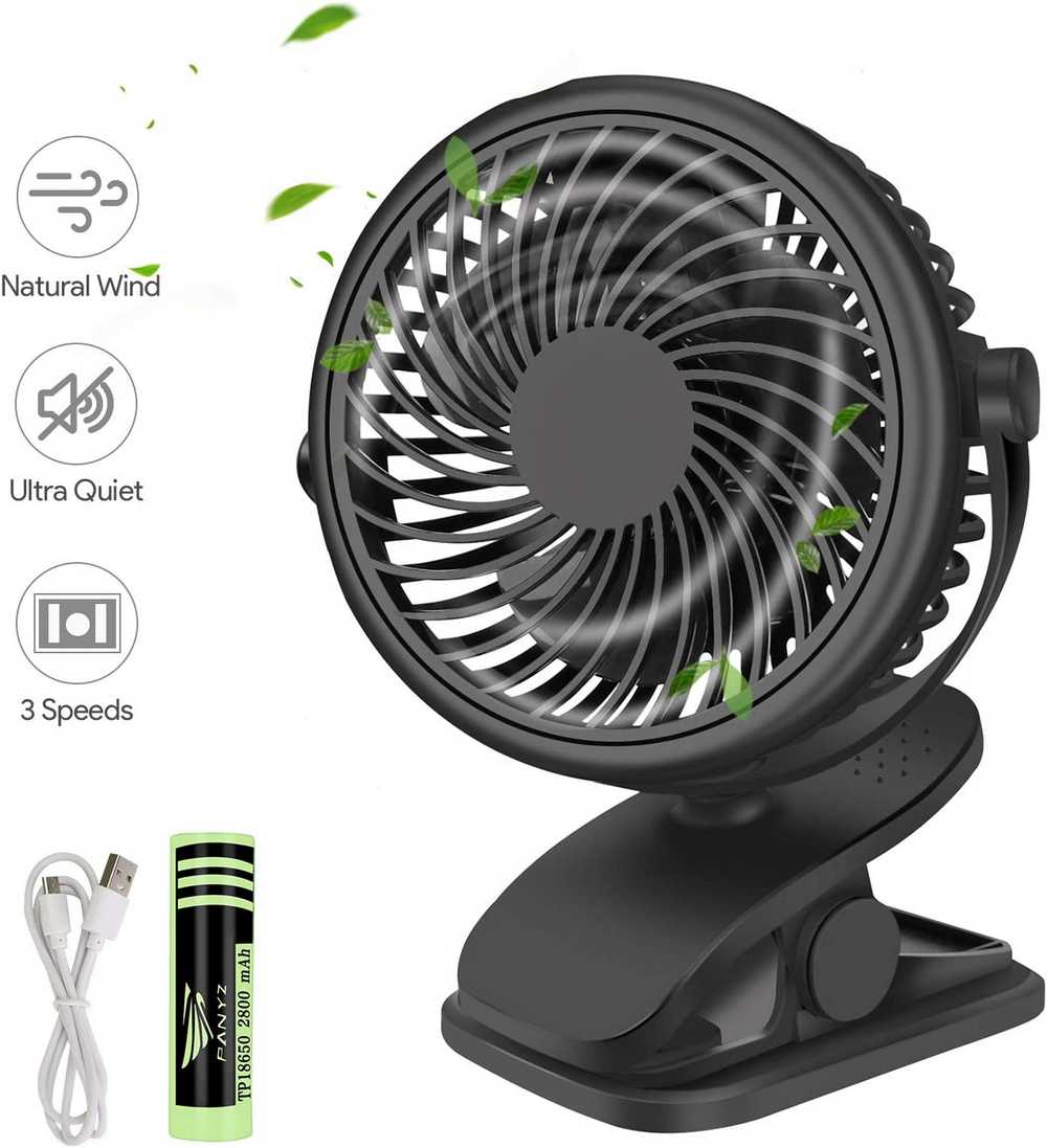 Abanicos Ventilador aire recargable portátil orejas usb