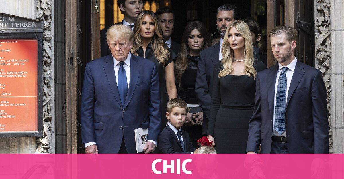 Goodbye to Ivana Trump: the entire family gathers to say goodbye in New York