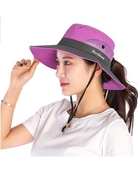 Sombreros de Lluvia Para Mujer Gorro de Ala Ancha Impermeable Para Sol  Sombreros