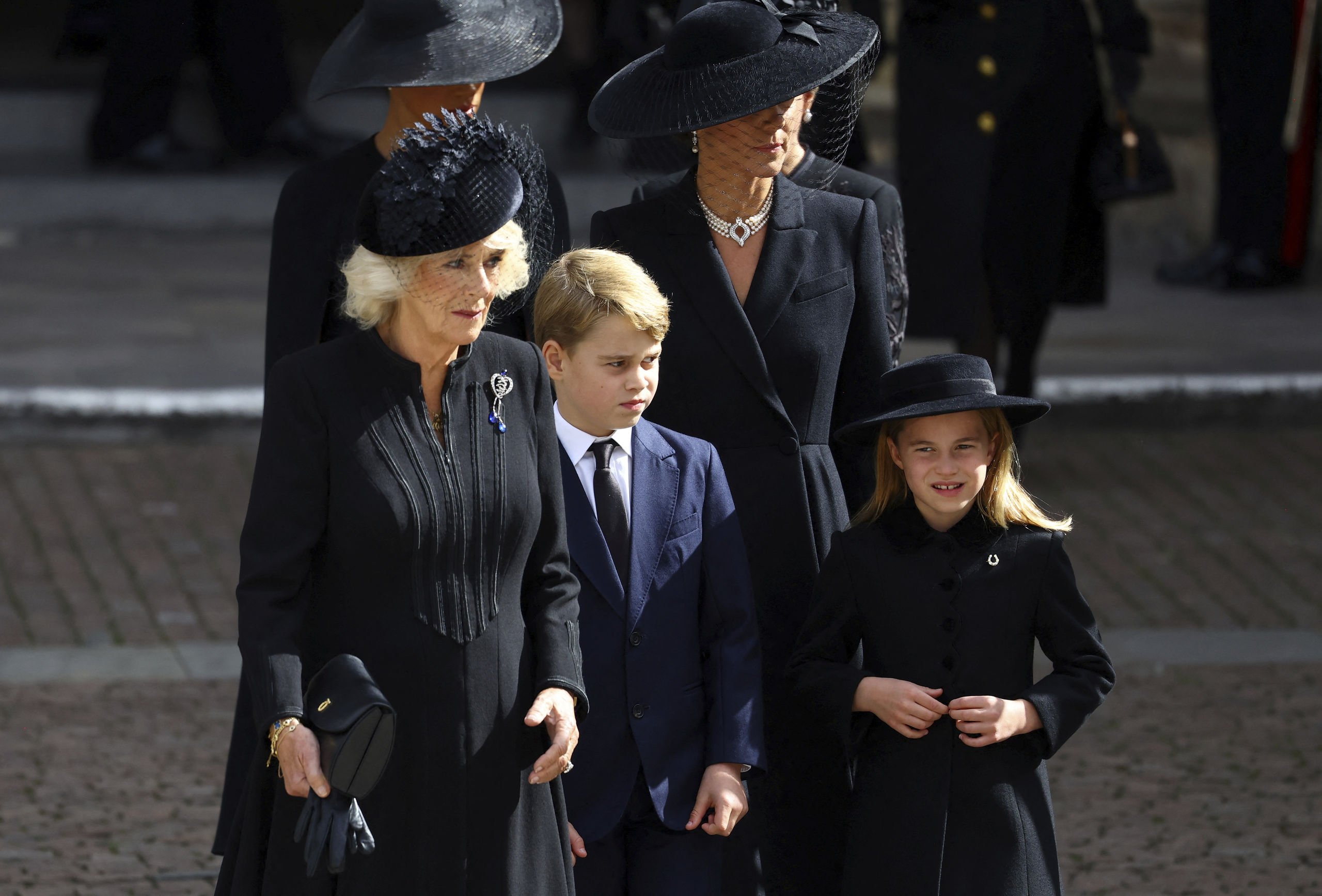 Дети принцессы уэльской. Похороны королевы Елизаветы 2022- Кейт Миддлтон. Кейт на похоронах Елизаветы 2.