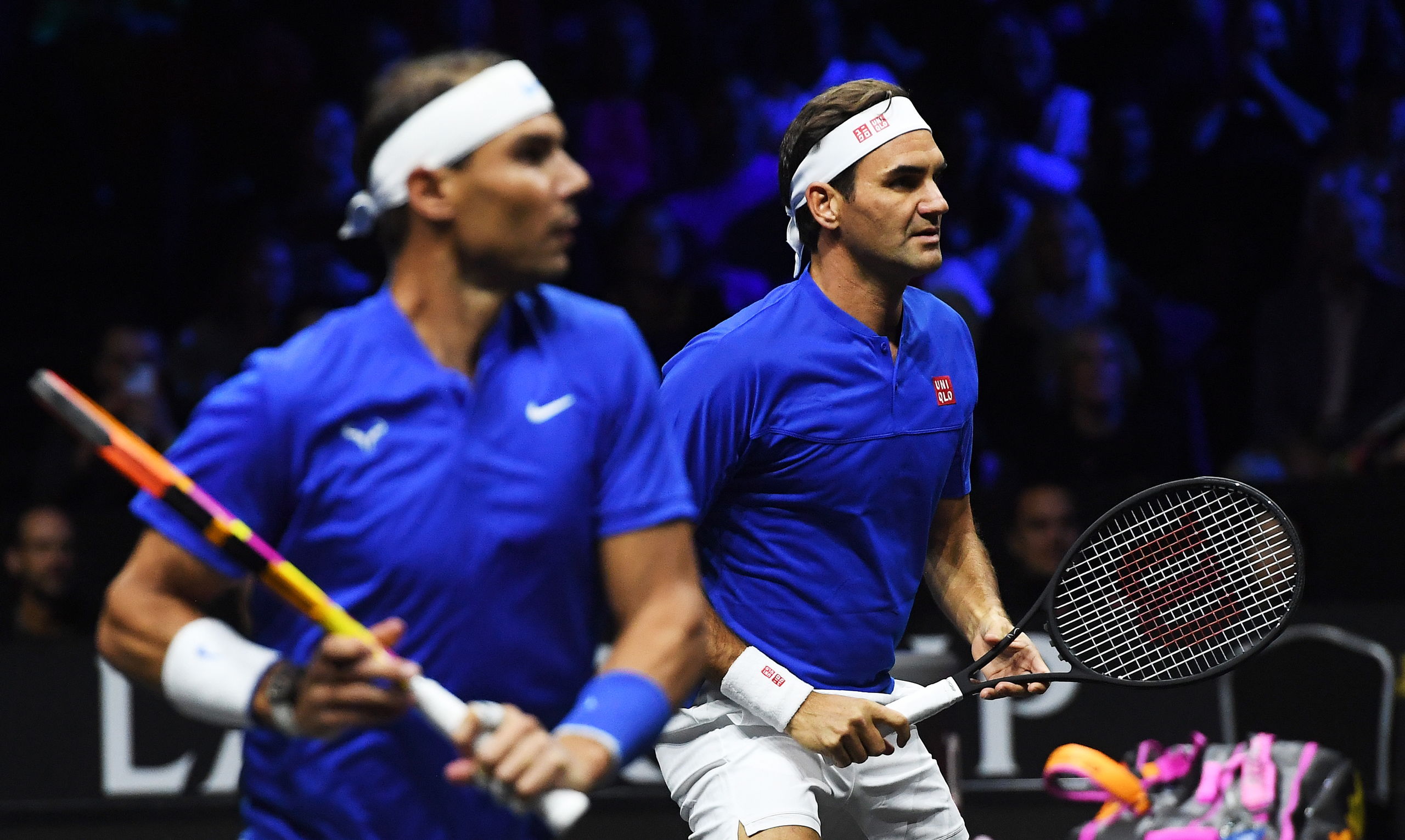 Federer se despide del tenis junto a Rafa Nadal