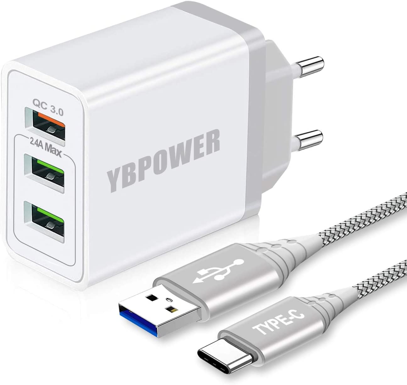 Cargador USB-C 30W + Cable USB-C 1 metro Power Delivery - Cargador para  teléfono móvil - Los mejores precios