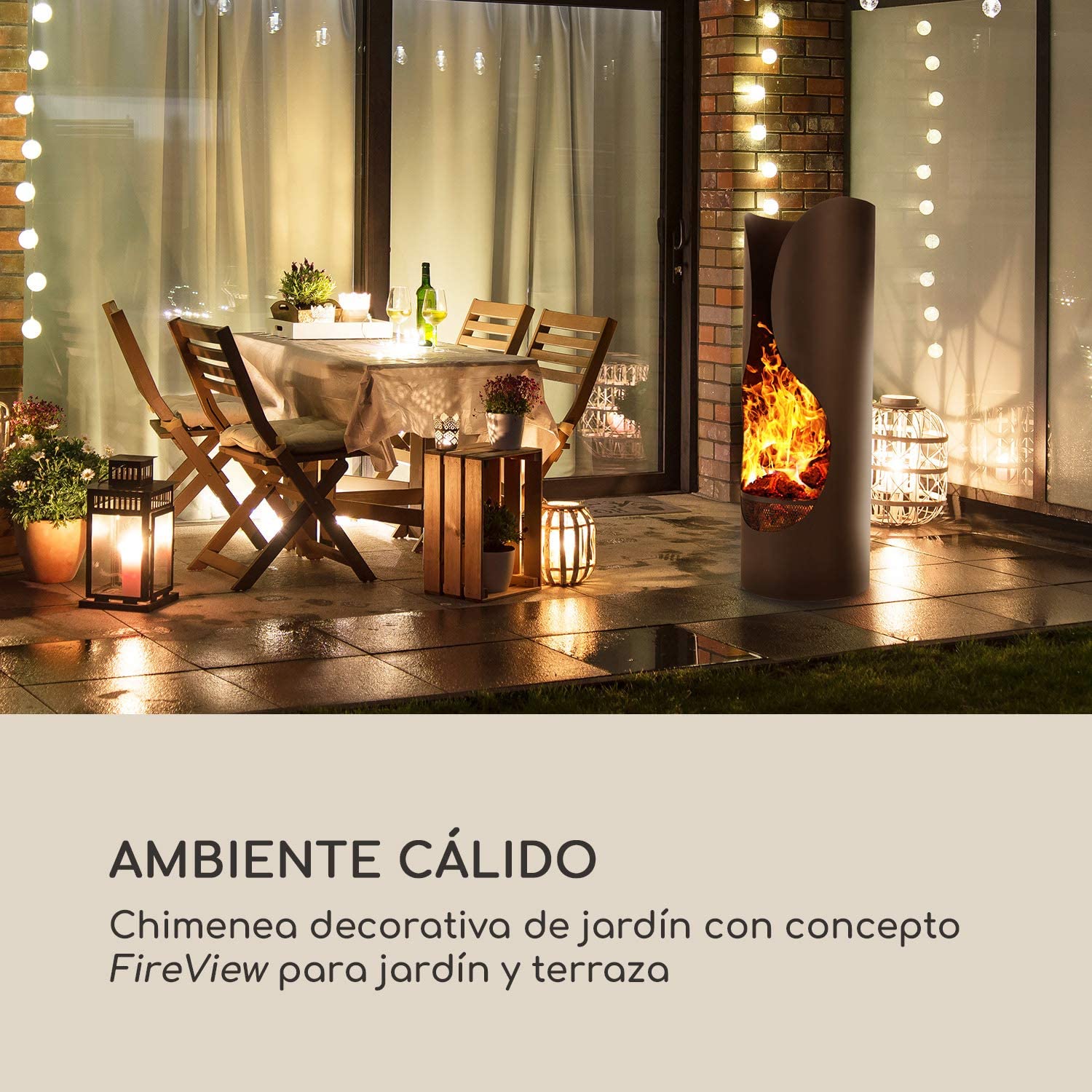 11 braseros de exterior para un ambiente cálido en jardines y