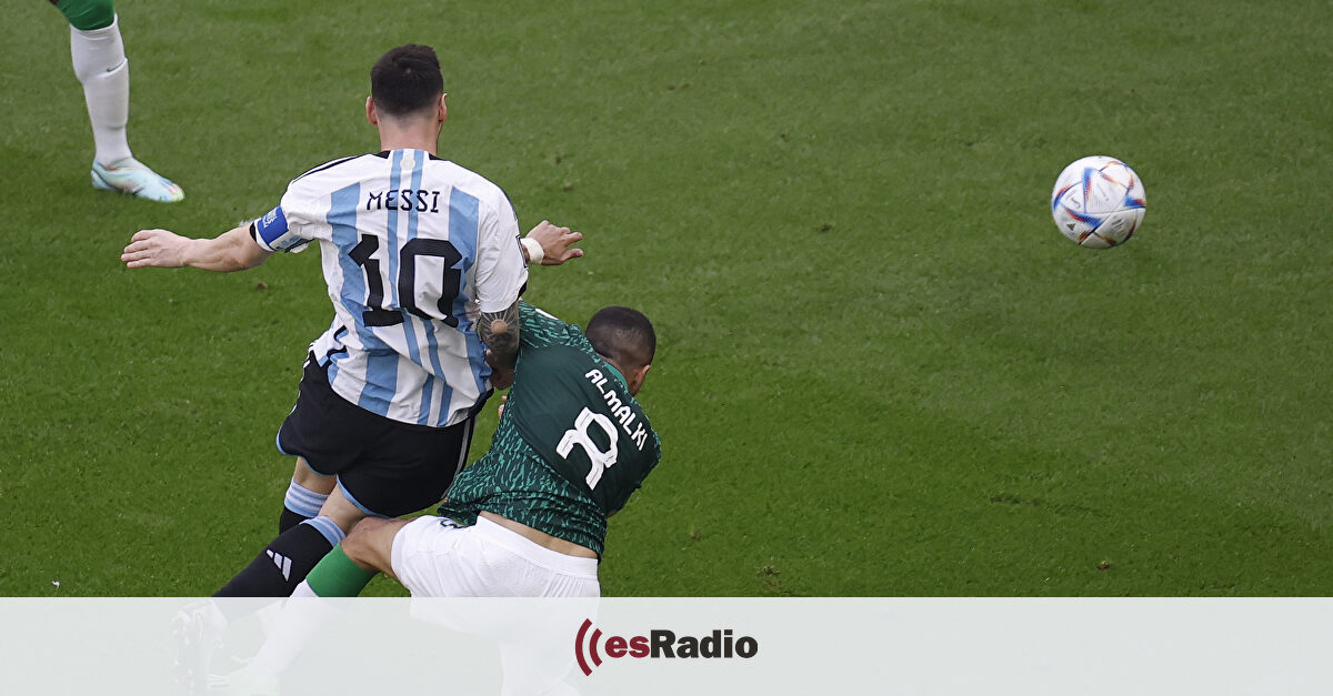 Fútbol es Radio Argentina se la pega ante Arabia Saudí, una de las