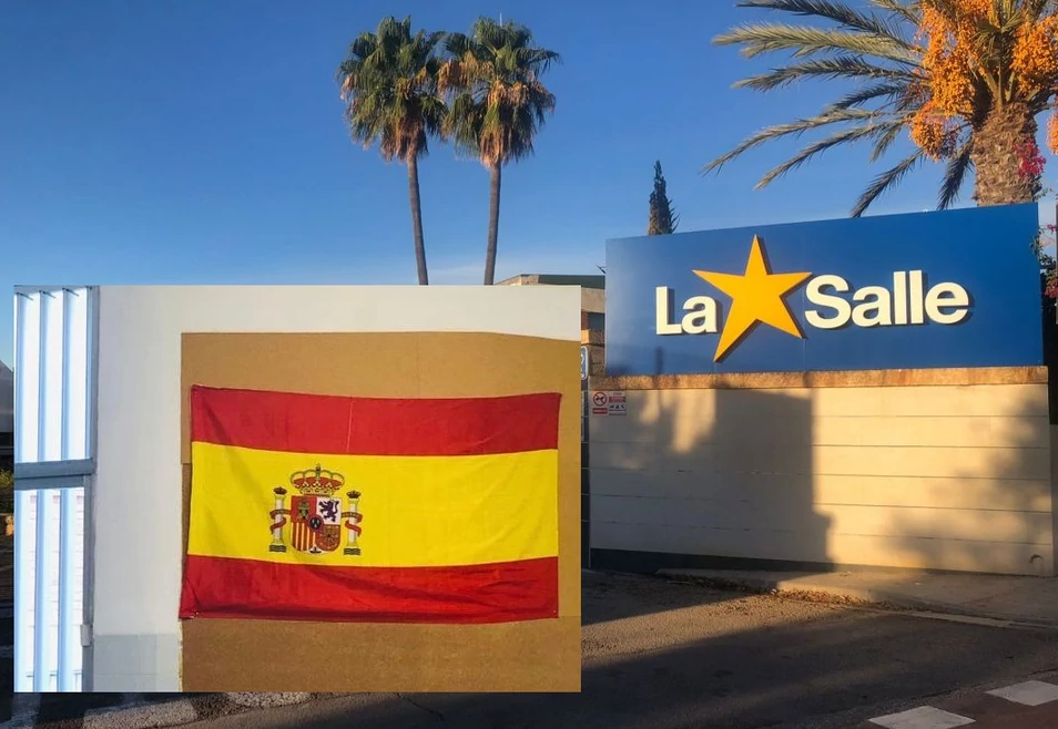 Un colegio de Palma expulsa a 32 alumnos por colgar la bandera de España con motivo del Mundial de Qatar Bandera-colegio-la-salle-26112022.jpg