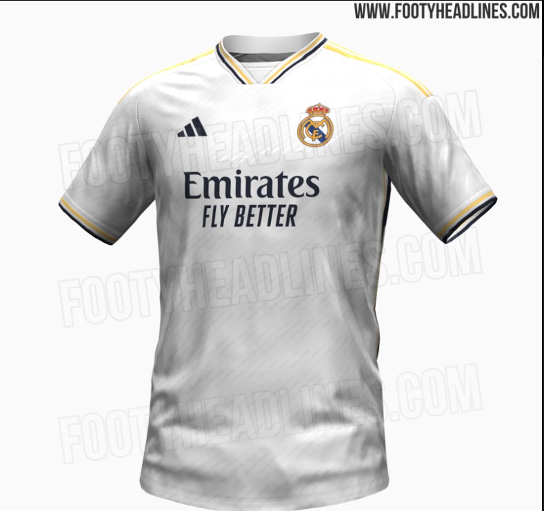 Se filtra la camiseta del Real Madrid para la temporada 20232024