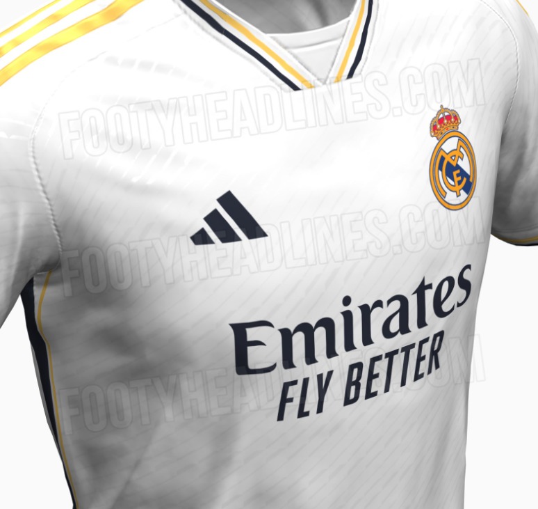Así será la nueva camiseta del Real Madrid para la temporada 2023/2024 -  Estadio Deportivo