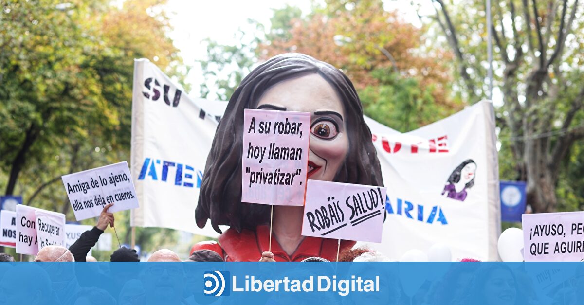 La izquierda vuelve a agitar la calle contra Ayuso por la sanidad mientras aplaude la nefasta gestión de Mónica García