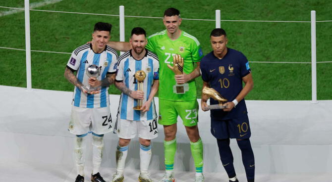 Messi se queda Balón de Oro y Mbappé acaba como máximo goleador en Qatar - Libertad Digital
