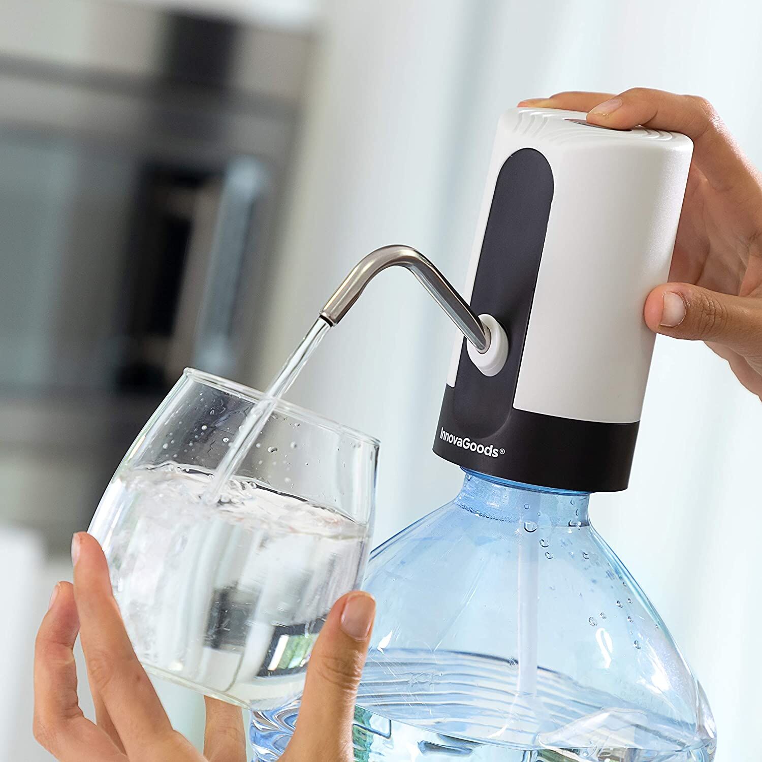 Dispensador de agua para garrafas ; bomba de agua manual compatible con  garrafas
