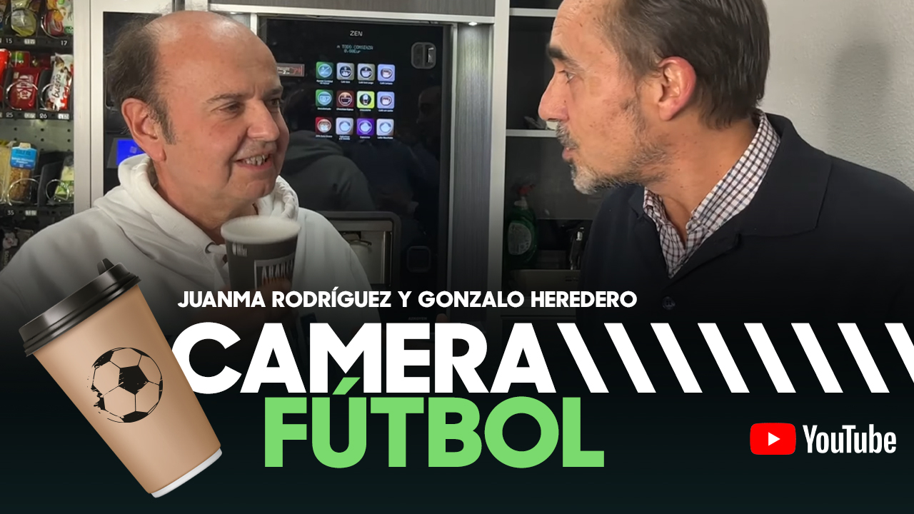 Juanma Rodríguez y Gonzalo Heredero calientan el derbi del jueves en el primer 'Camera Fútbol'