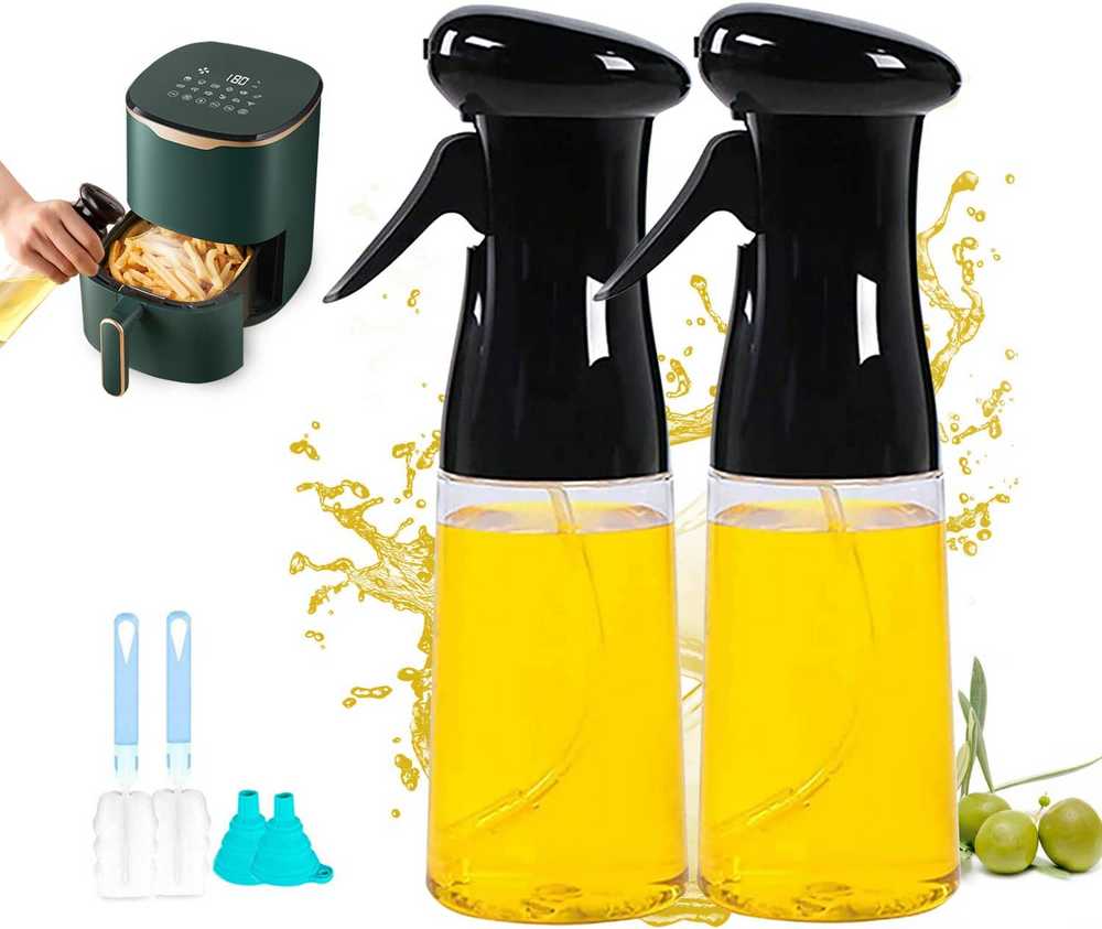 Pulverizador Aceite - Spray Aceite Cocina - Aceitera Spray - Pulverizador  De Aceite Spray - Pulverizador De Aceite Para Freidora De Aire - Spray De  Aceite 300 ML + PINCEL : : Hogar y cocina