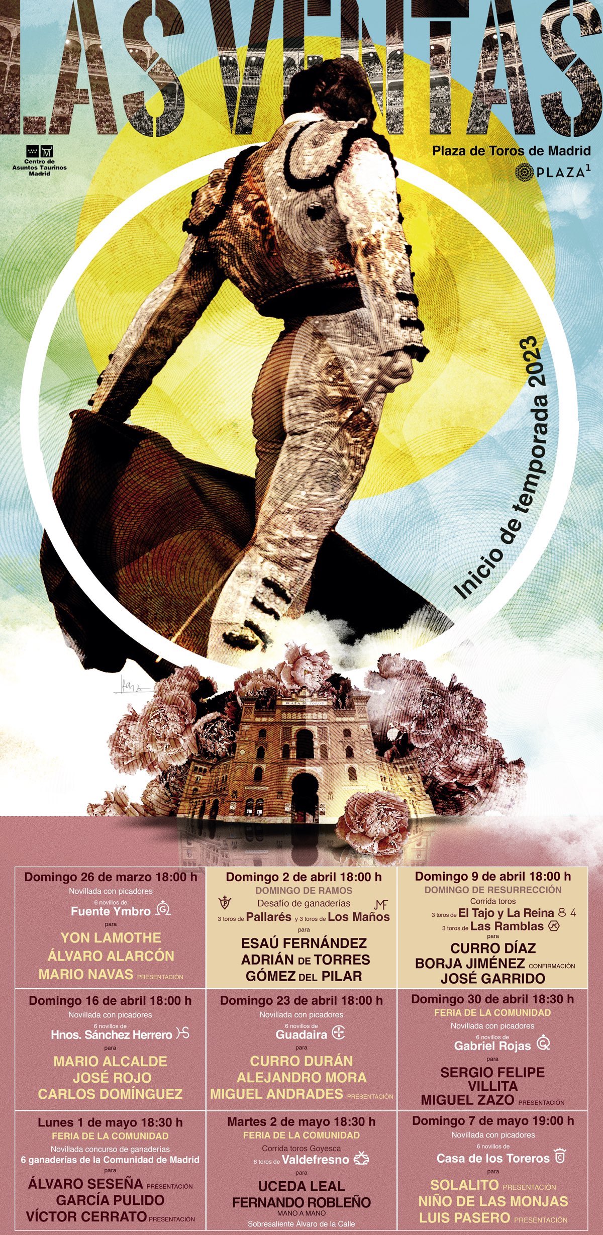 vela idioma Faceta Las Ventas presenta los carteles del inicio de temporada hasta San Isidro -  Libertad Digital - Cultura