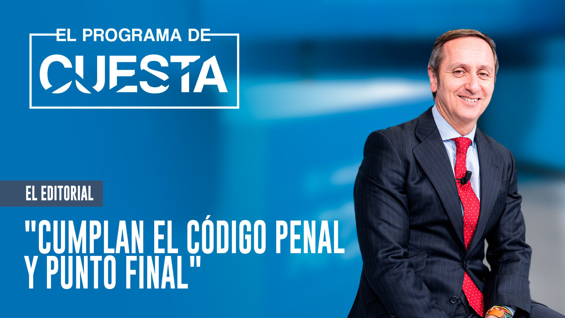Carlos Cuesta estalla por el caso Negreira: "Cumplan el código penal y punto final"