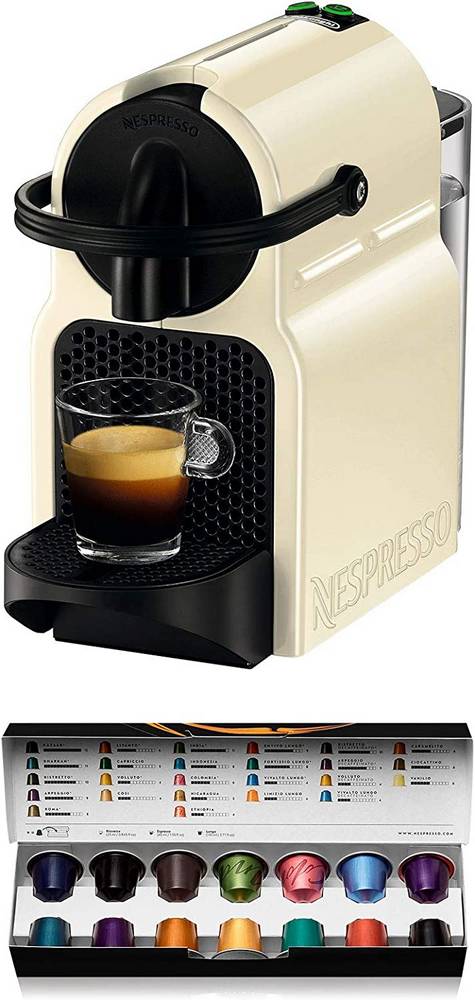 Cafetera de cápsulas automática Nespresso De'Longhi Inissia EN80CW