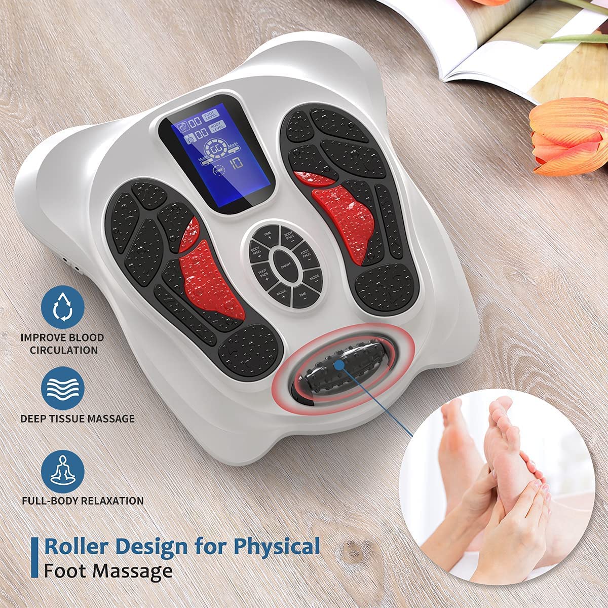 Aparato Electrico Para Masajes De Pies - Masajeador De Pies Shiatsu Alivia  Dolor