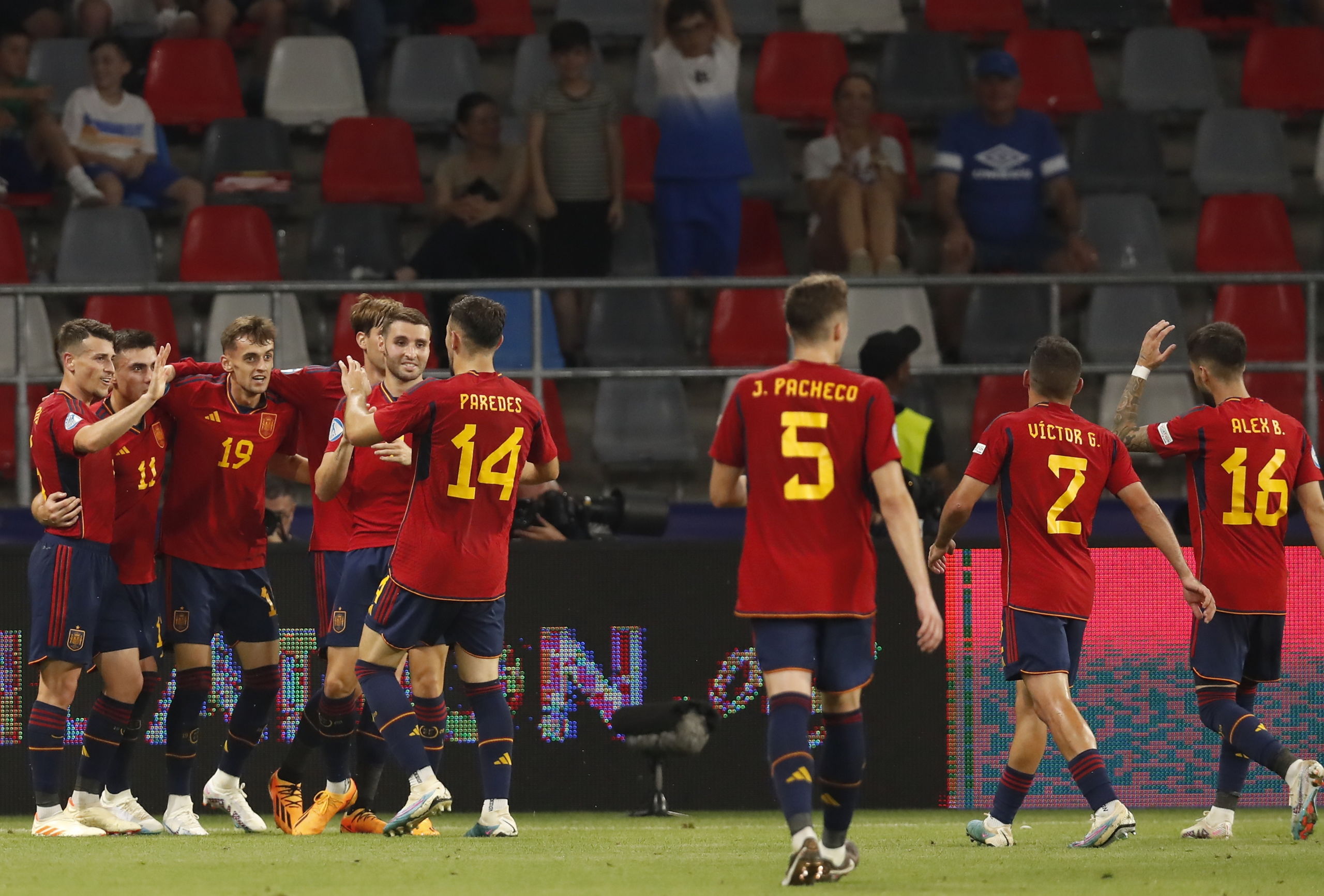 España se da un festín ante Ucrania y jugará la final del Europeo sub-21 (5-1)