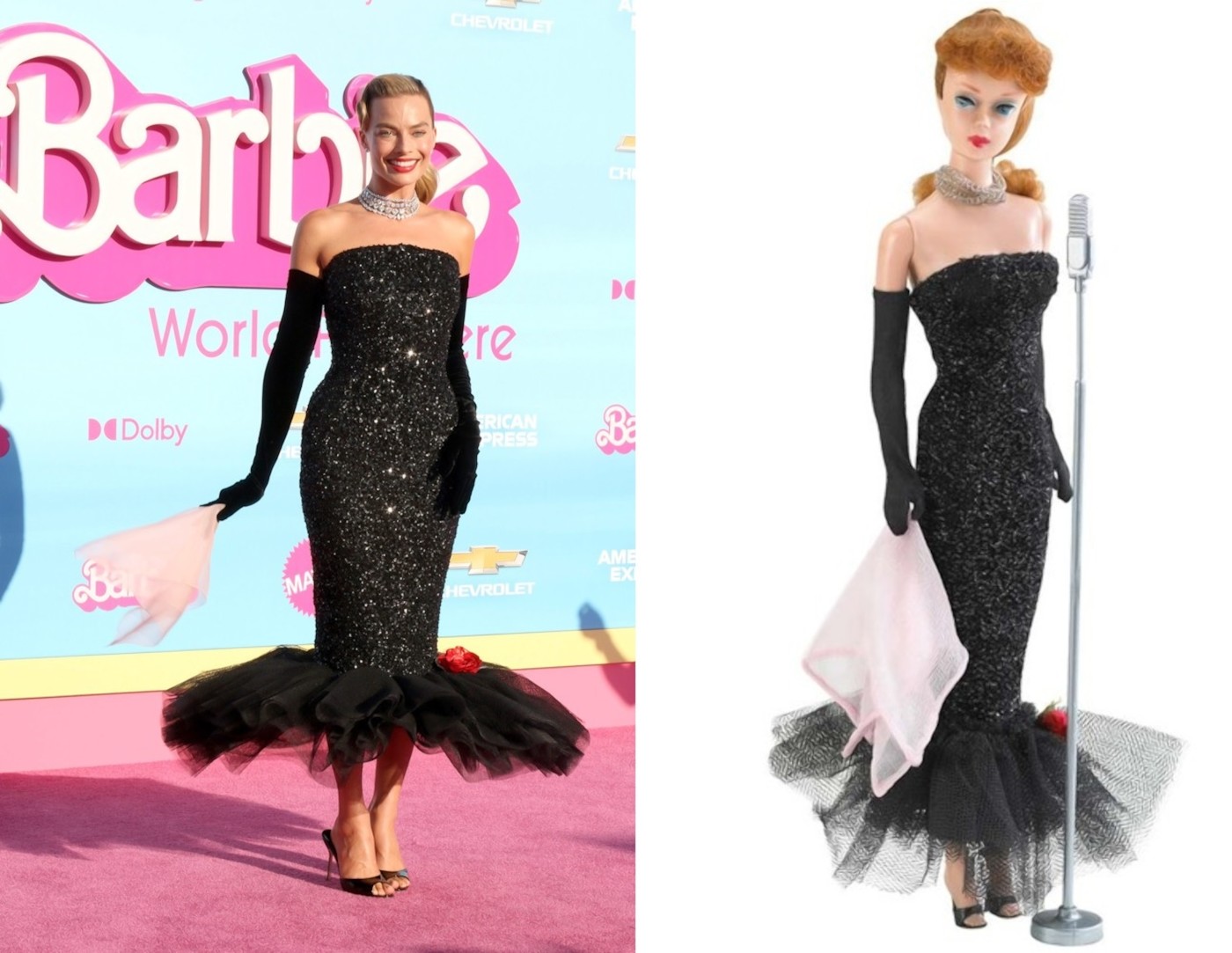 El espectacular homenaje de Margot Robbie al armario de Barbie Chic
