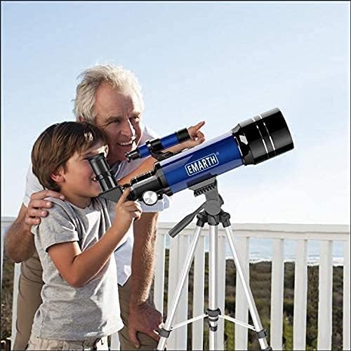 Telescopio para astronomía, telescopio para niños, telescopio portátil,  fácil de montar y usar, ideal para niños y adultos principiantes,  telescopio