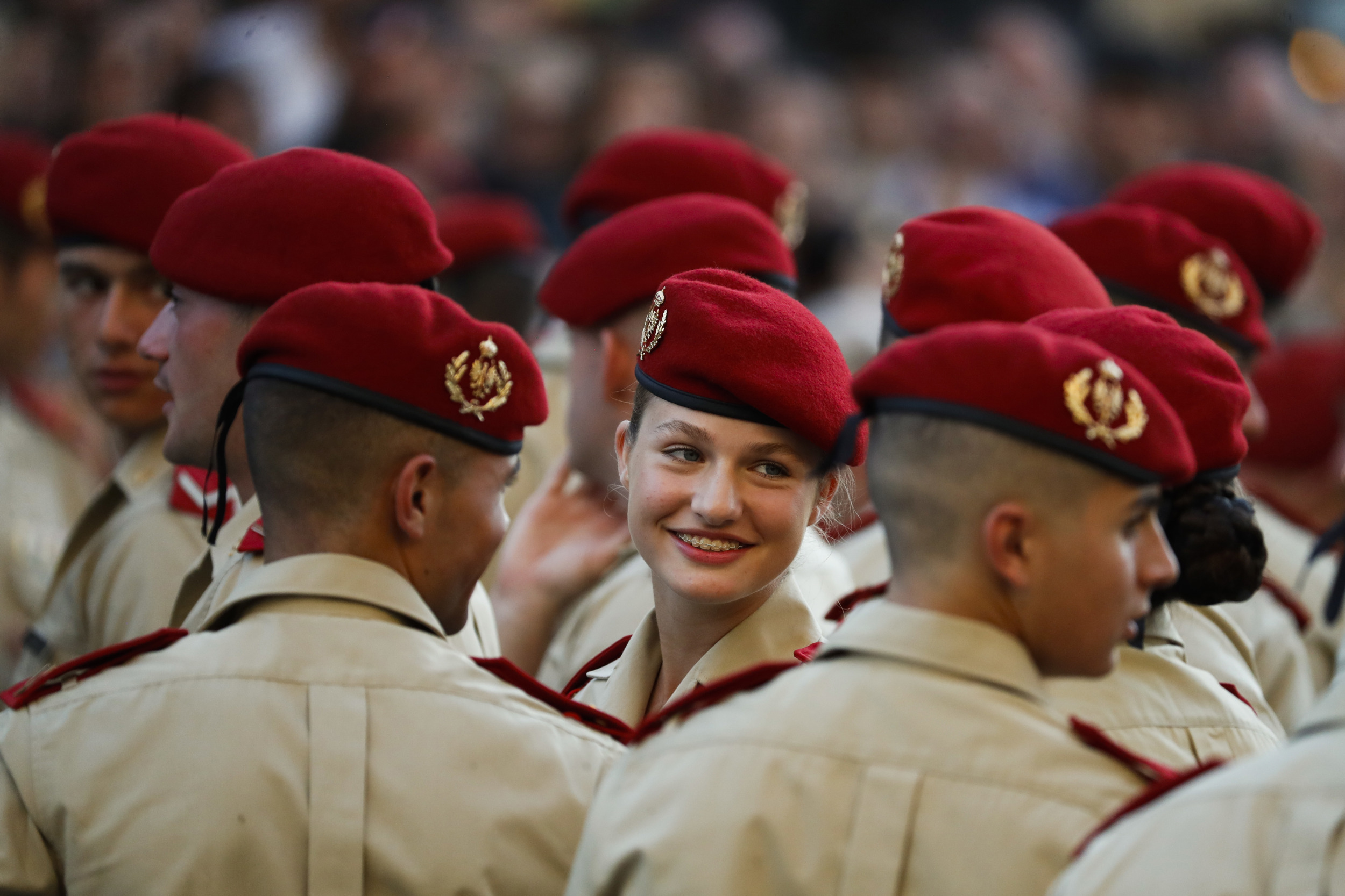 La dama cadete Leonor participa en el 142 aniversario de la Academia General Militar de Zaragoza