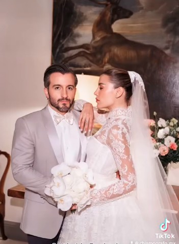 El lbum de fotos de la fastuosa boda de Michelle Salas y Danilo