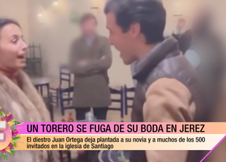 JUAN ORTEGA  Novio a la fuga: la espantá del torero Juan Ortega minutos  antes de casarse por todo lo alto en Jerez