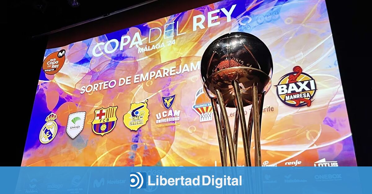 Así ha quedado el sorteo de la Copa del Rey de baloncesto Libertad