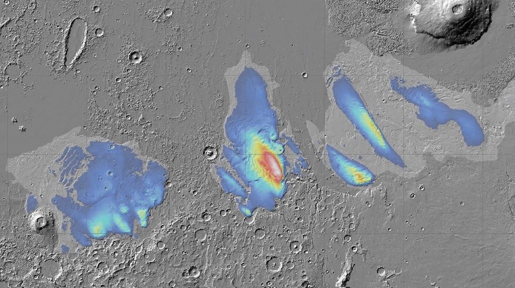 Localizan depósitos masivos de hielo bajo el suelo de Marte