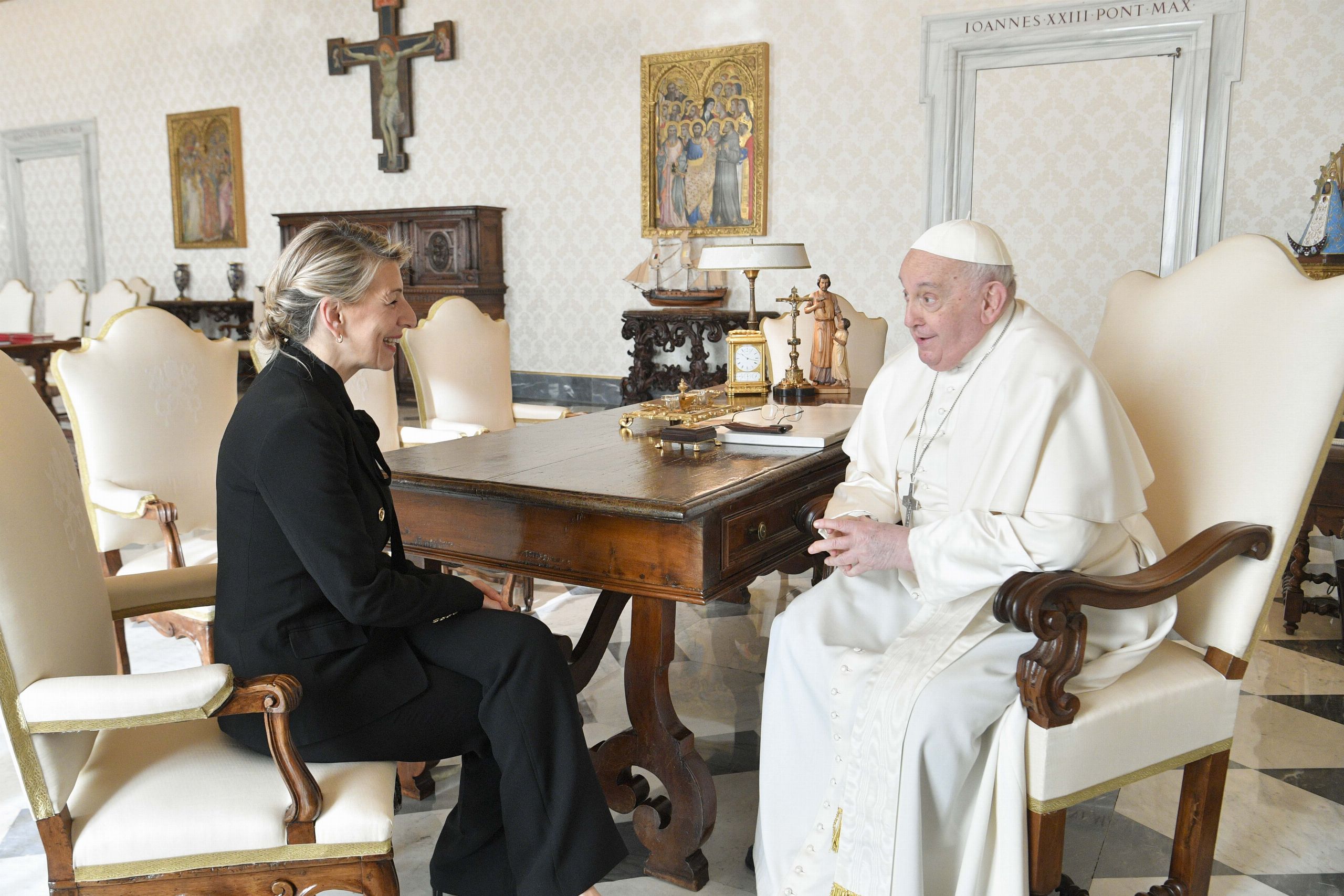 Tertulia de Dieter: El Papa recibe a Yolanda Díaz en el Vaticano por segunda vez