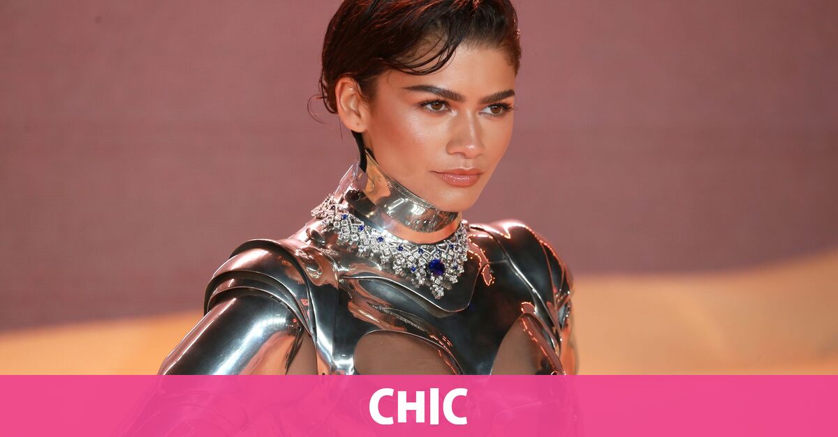 Pasmo mundial por el look robótico de Zendaya en la premiere de Dune 2 ...