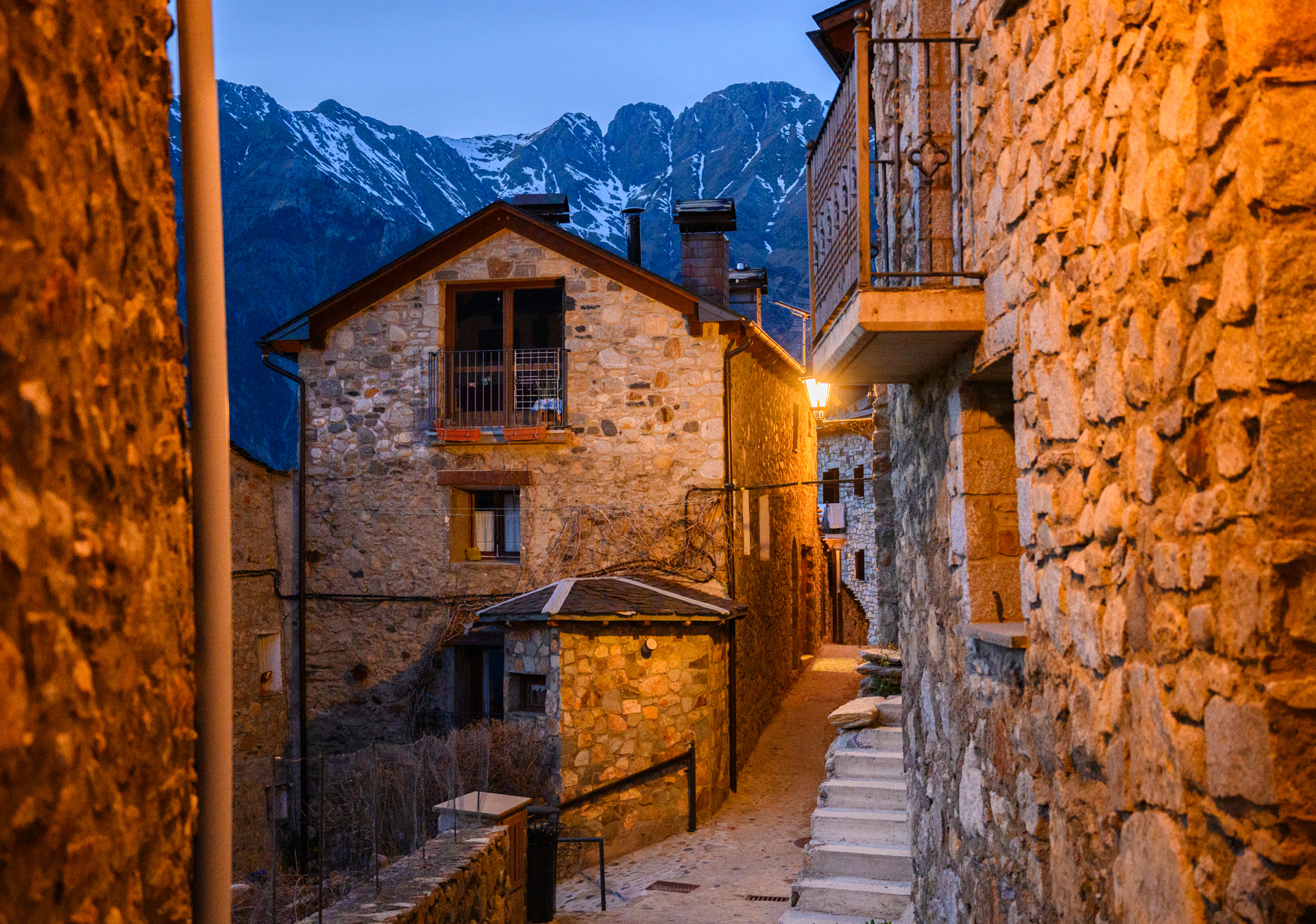 Pueblos de montaña en el Valle de Benasque