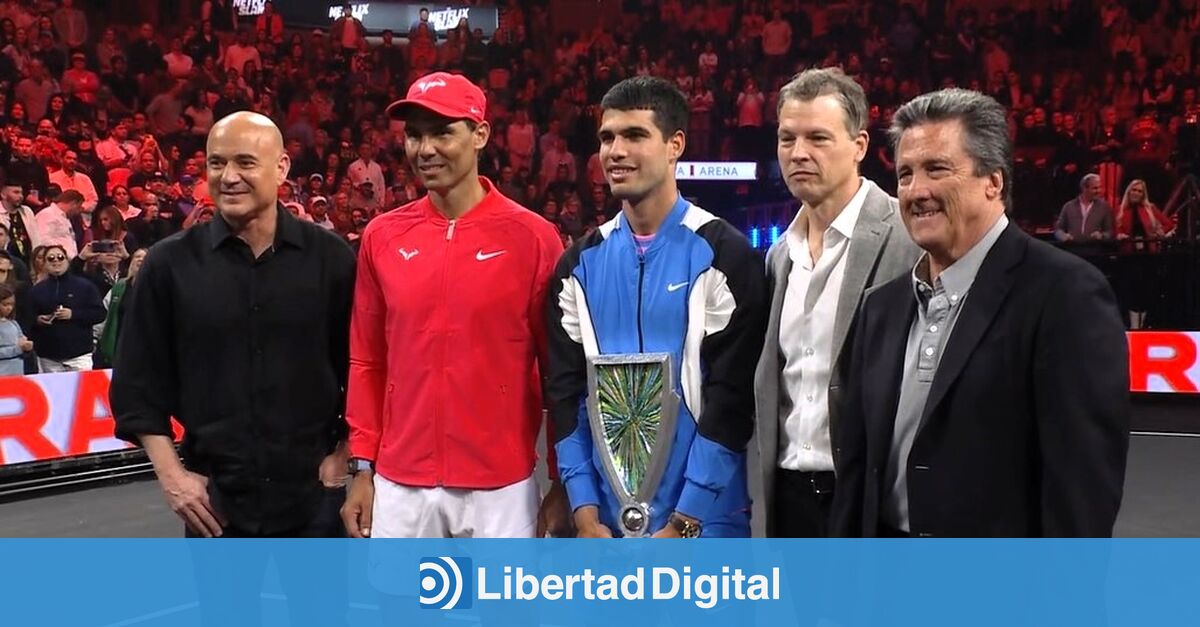 Alcaraz takes the exhibition match in Las Vegas against Nadal - Archysport