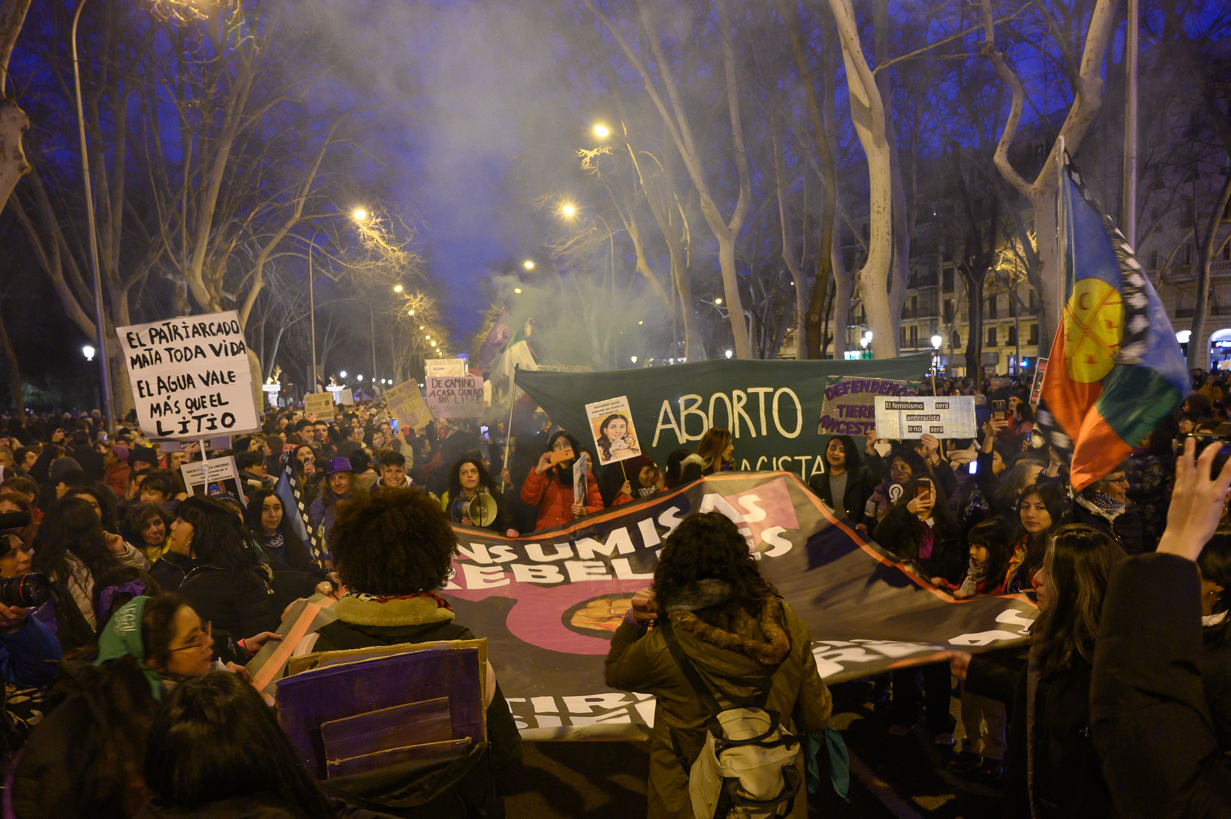 De la santa copa menstrual a las banderas palestinas: el feminismo vuelve a lucir sus neuras el 8-M