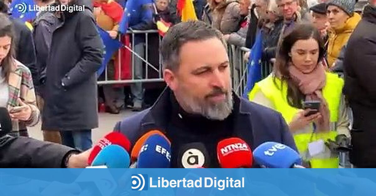 Santiago Abascal En La Manifestaci N Contra S Nchez Una Amnist A A