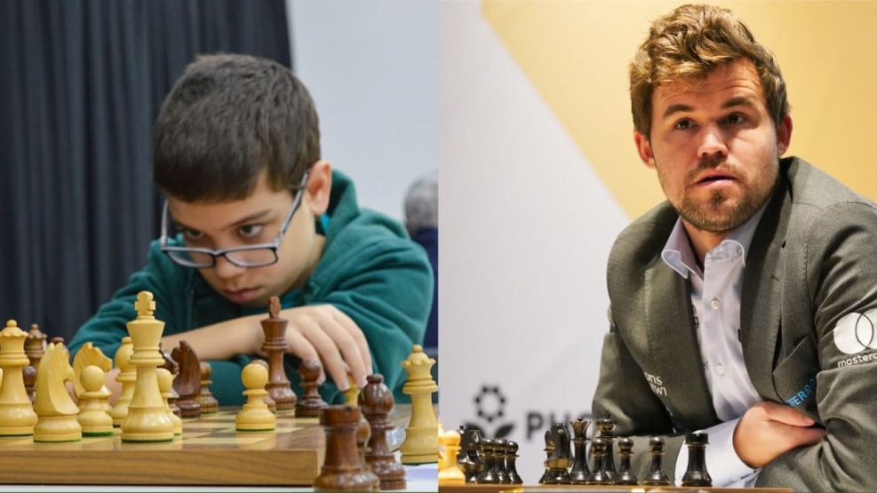 El mundo del ajedrez se frota los ojos: Faustino Oro, el niño prodigio de 10 años que derrota a Magnus Carlsen