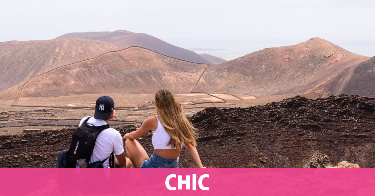 Así es la subida al Calderón Hondo, el volcán más famoso de Fuerteventura