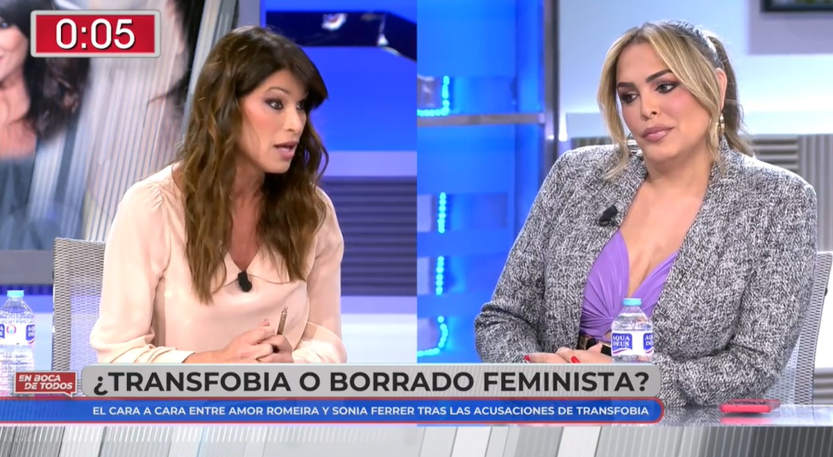 Tenso cara a cara entre Sonia Ferrer y Amor Romeira por la Ley trans