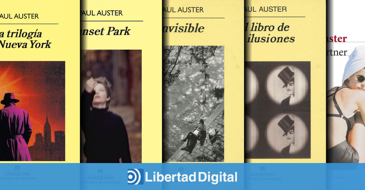 Los 8 libros imprescindibles de Paul Auster