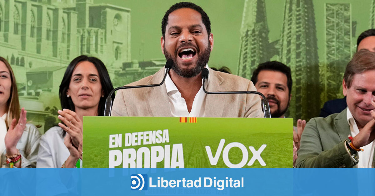 Vox celebra el resultado electoral en Cataluña: 