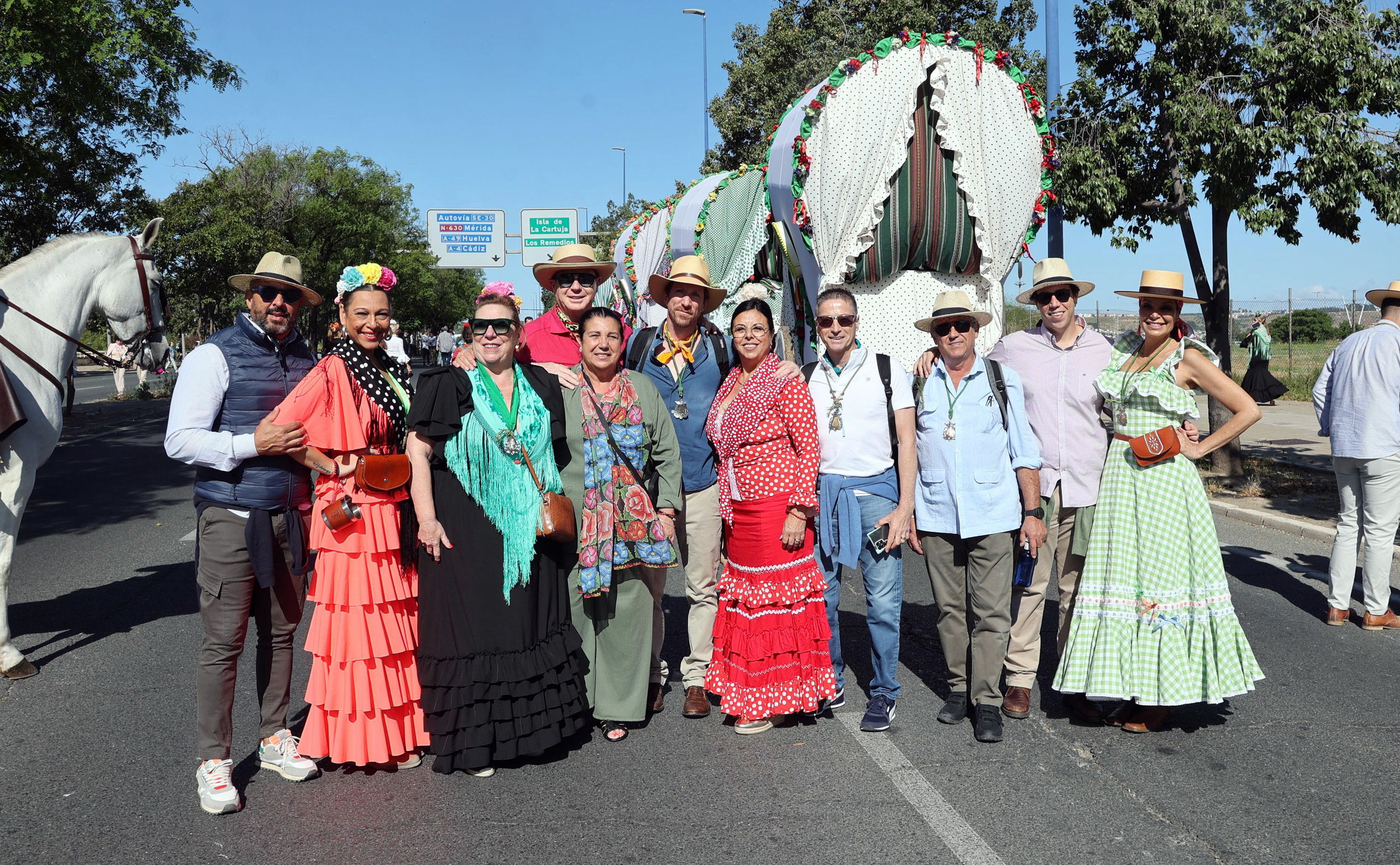 Arranca El Rocío 2024: Raquel Bollo, los Morancos y otros famosos inician el peregrinaje