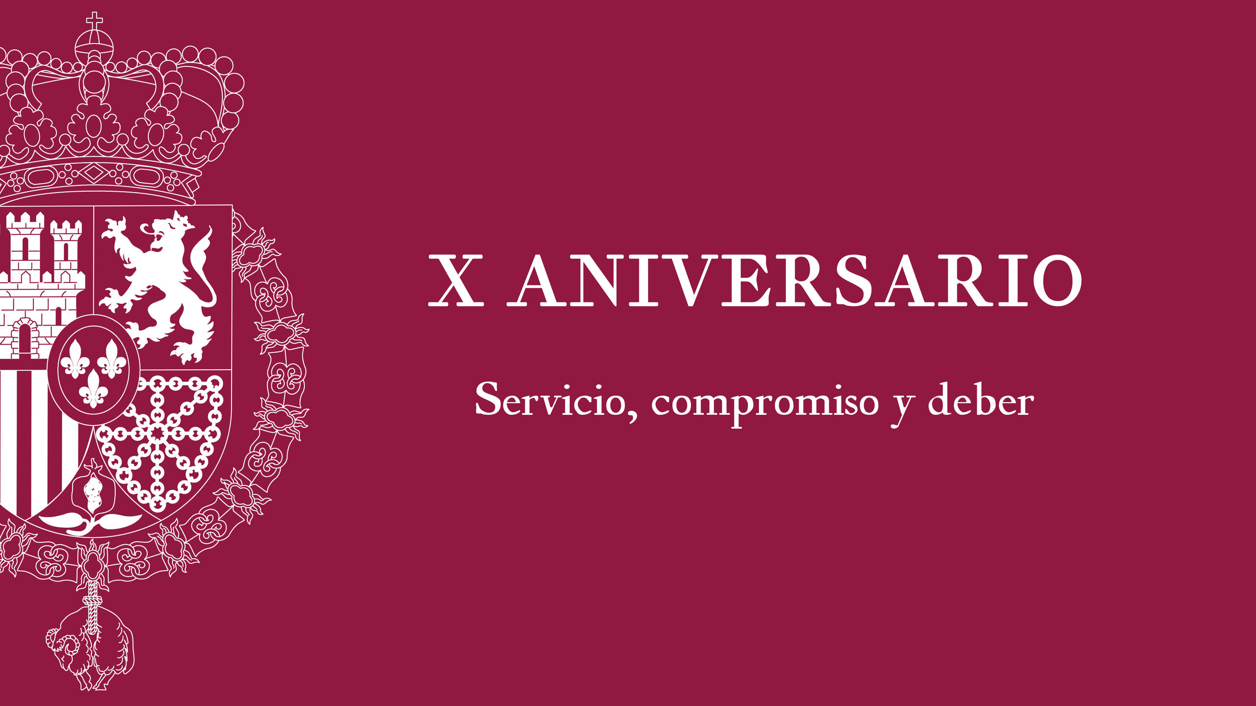 "Servicio, compromiso y deber", el lema elegido por Felipe VI en el décimo aniversario de su proclamación