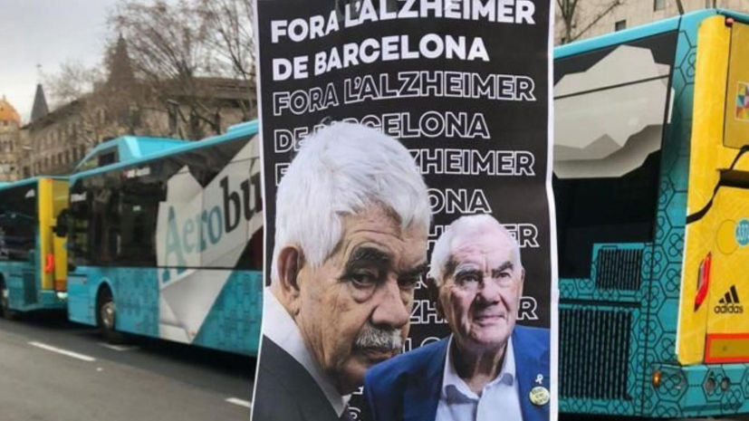 Guerra sucia en ERC: los carteles contra los hermanos Maragall por el alzheimer salieron del partido