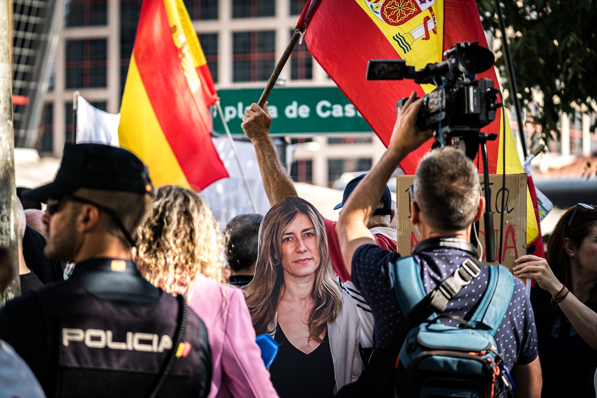 El jefe de prensa del PSOE escoltó a Begoña Gómez hasta los juzgados de Plaza de Castilla