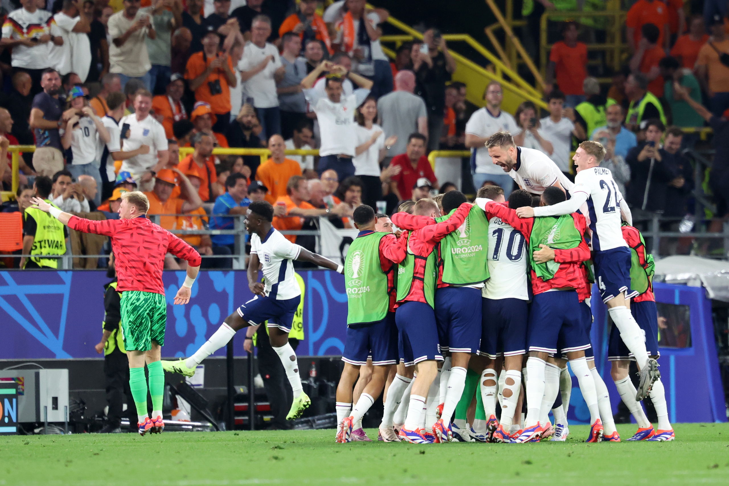 Inglaterra jugará la final contra España tras vencer a Países Bajos en el minuto 90