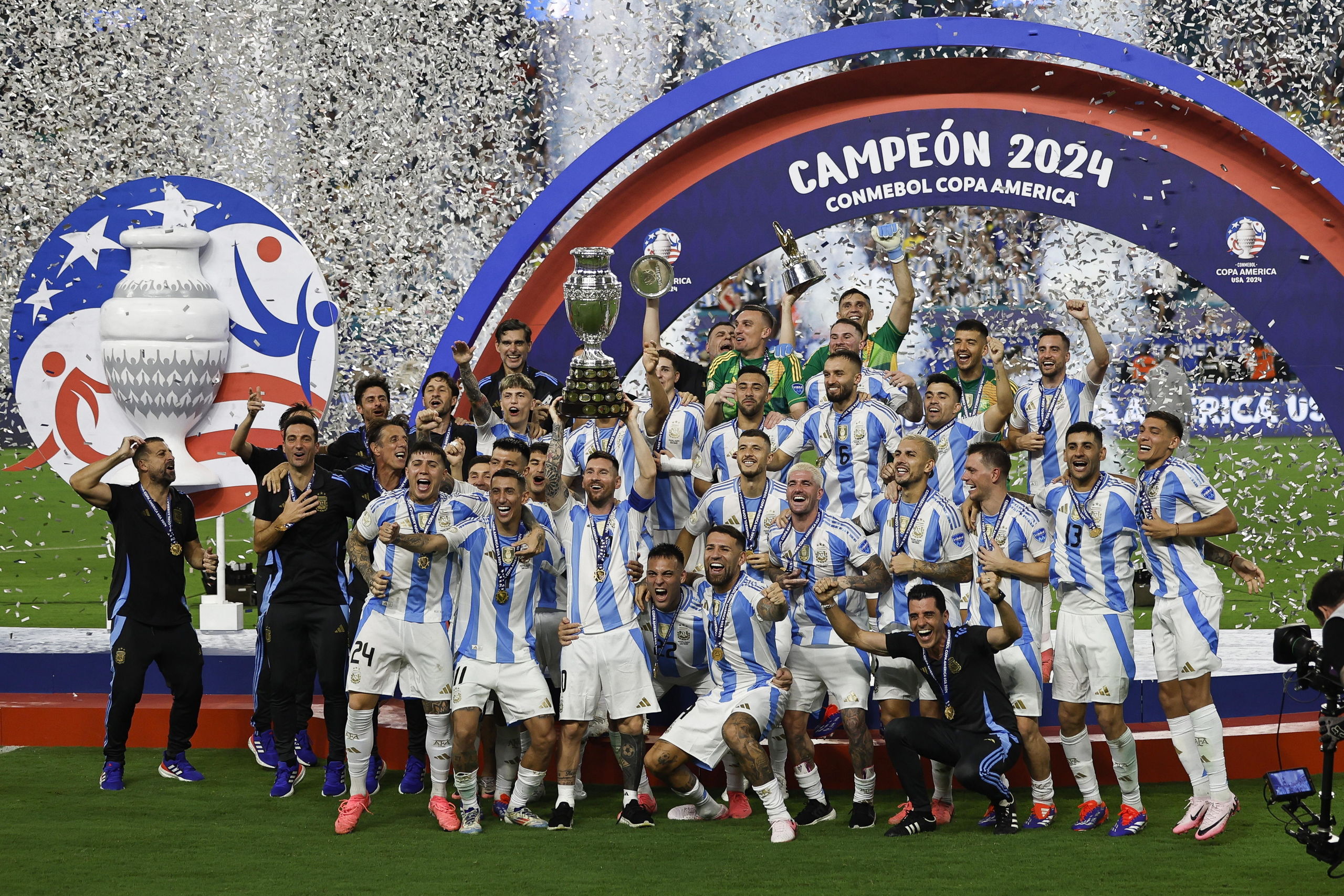 Argentina gana la Copa América tras superar en la final a Colombia (1-0)