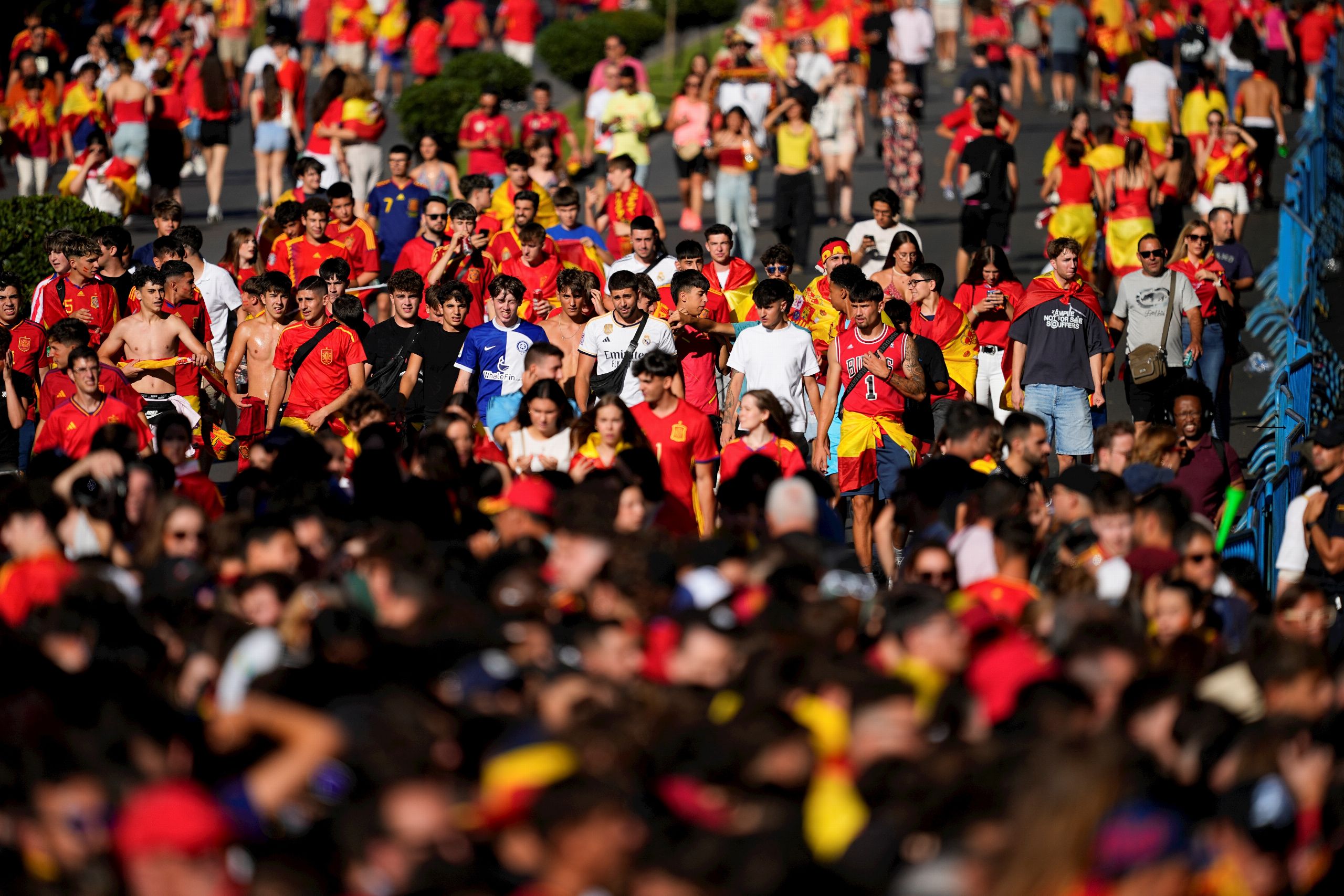 Del 'Potra Salvaje' al 'Gibraltar español': la fiesta de la selección española en Cibeles para celebrar la Eurocopa