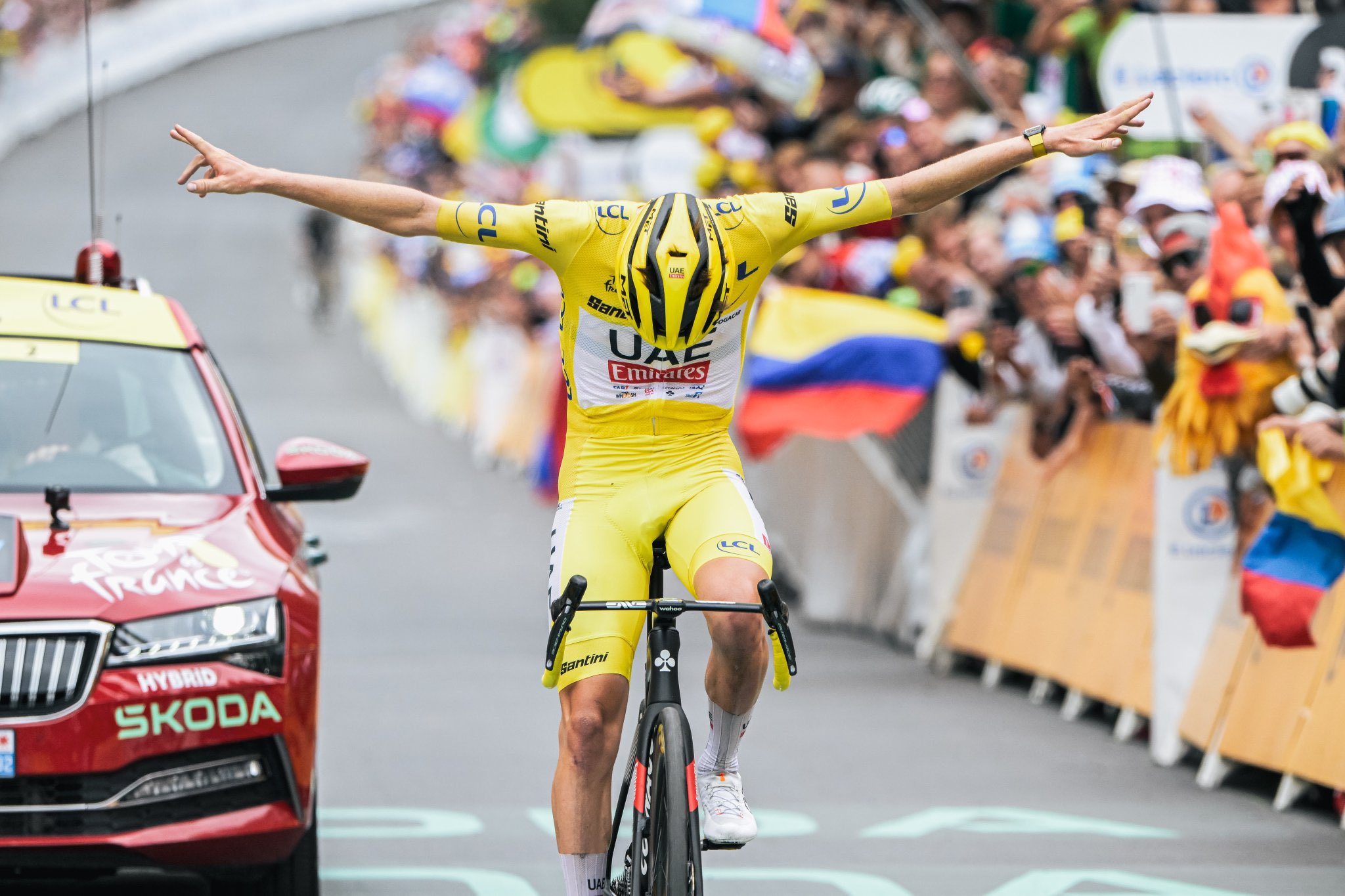 Tadej Pogacar: tricampeón del Tour de Francia