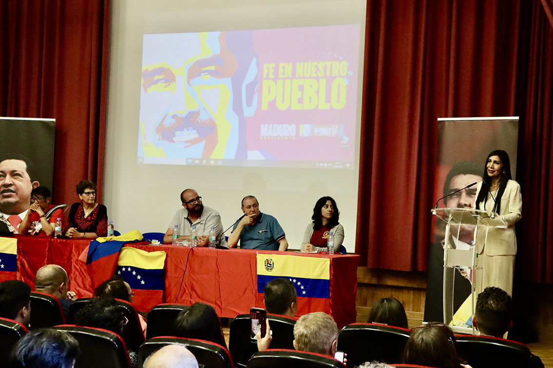 La UGT hace campaña por Nicolás Maduro