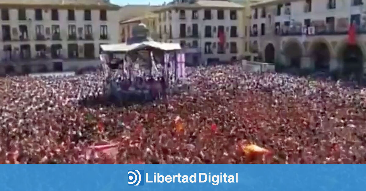 Las fiestas de Tudela, no aptas para el PSOE: del  ¡Qué viva España!  al  ¡Pedro Sánchez, hijo de puta! 